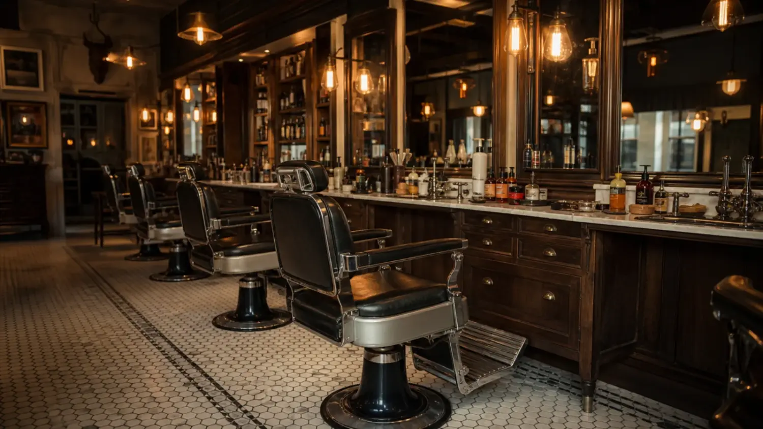 Site web pour barbier (exemple : Maison Brutus)