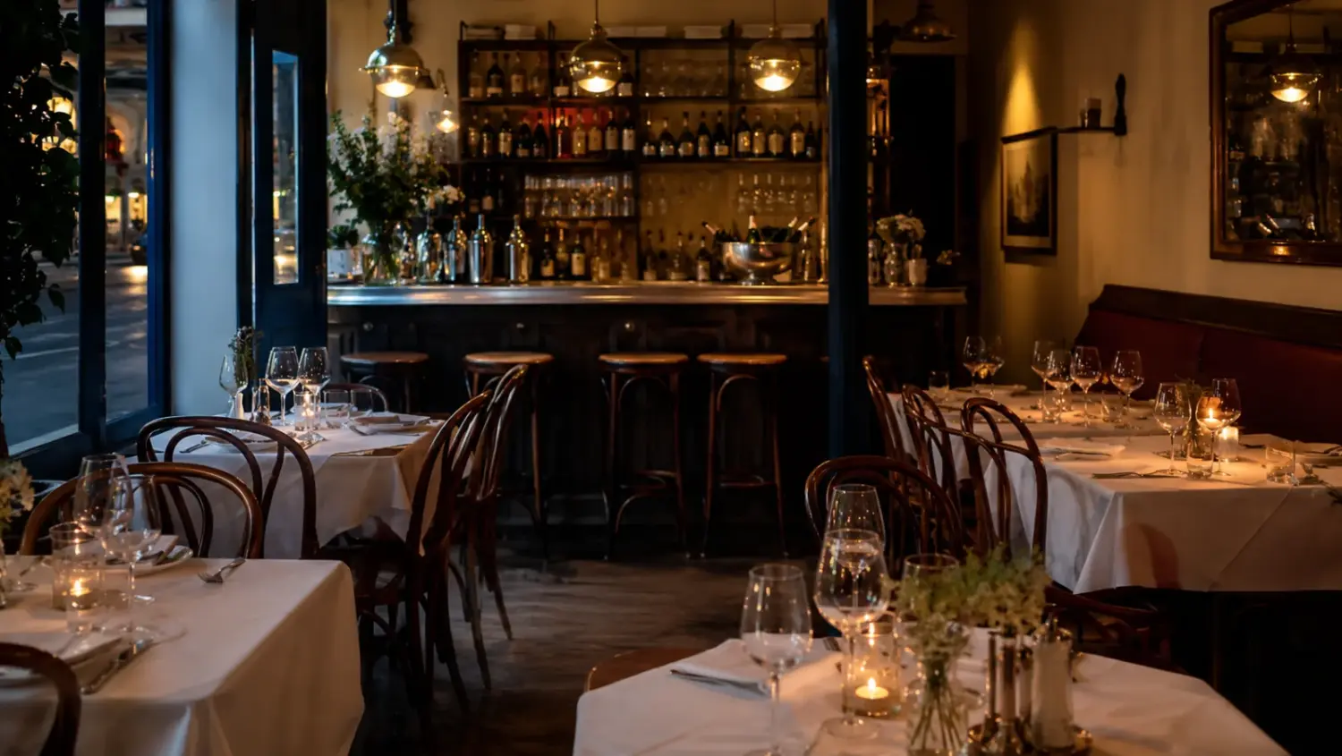 Site web pour restaurant · bistrot (exemple : Le Comptoir 12)