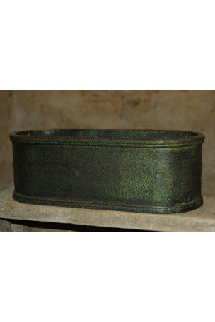 Jardinière · Bronze-vert 12 cm