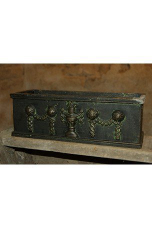 Jardinière · Bronze-vert 12 cm