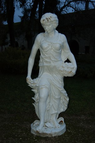 Statue 4 saisons · Blanc 150 cm
