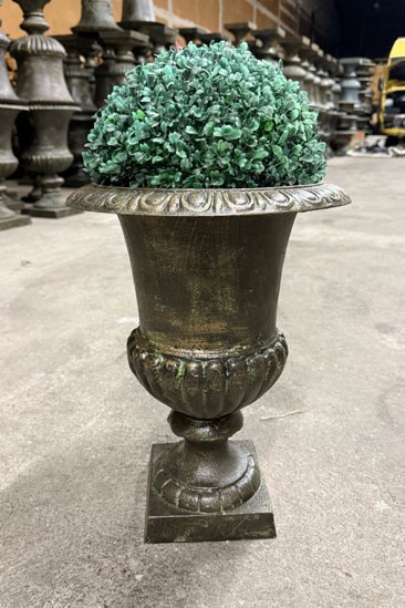 Vase Médicis · Bronze-vert 43 cm