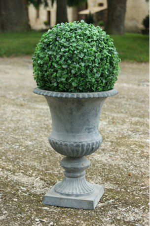 Vase Médicis · Gris 37 cm