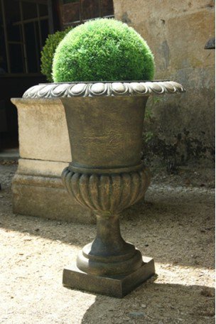 Vase Médicis · Bronze-vert 77 cm
