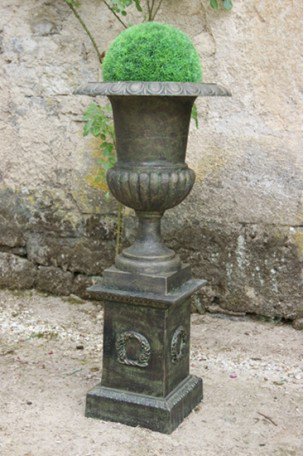 Vase Médicis · Bronze-vert 126 cm