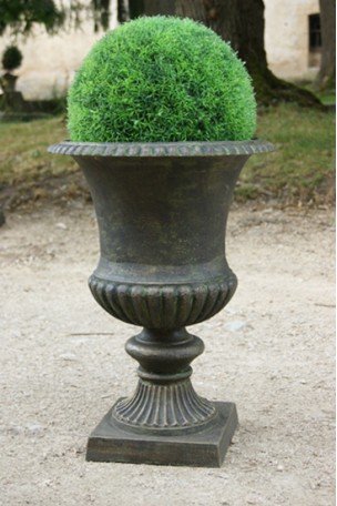 Vase Médicis · Bronze-vert 61 cm