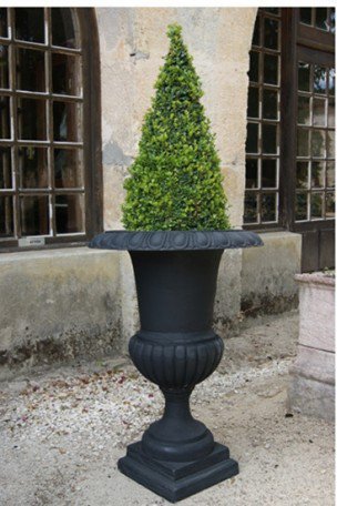 Vase Médicis · Noir 95 cm