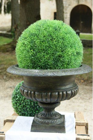 Vasque Médicis · Bronze-vert 35,5 cm
