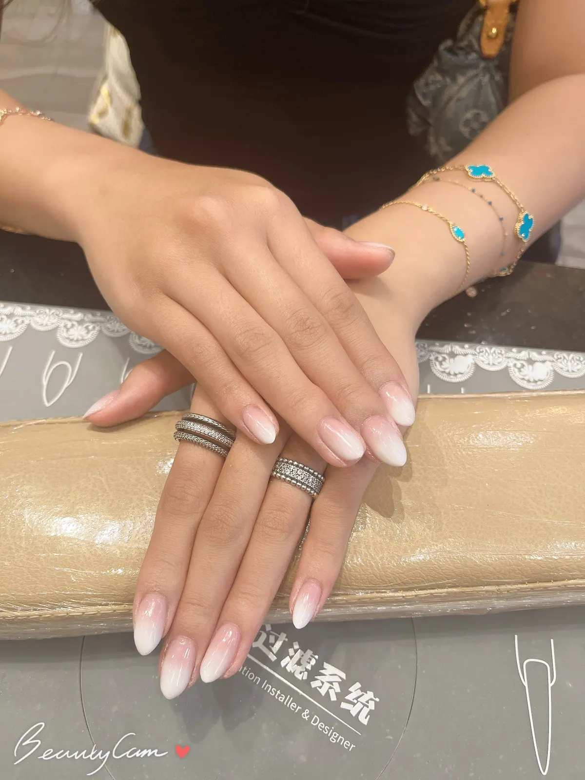 Manucure gel ombré